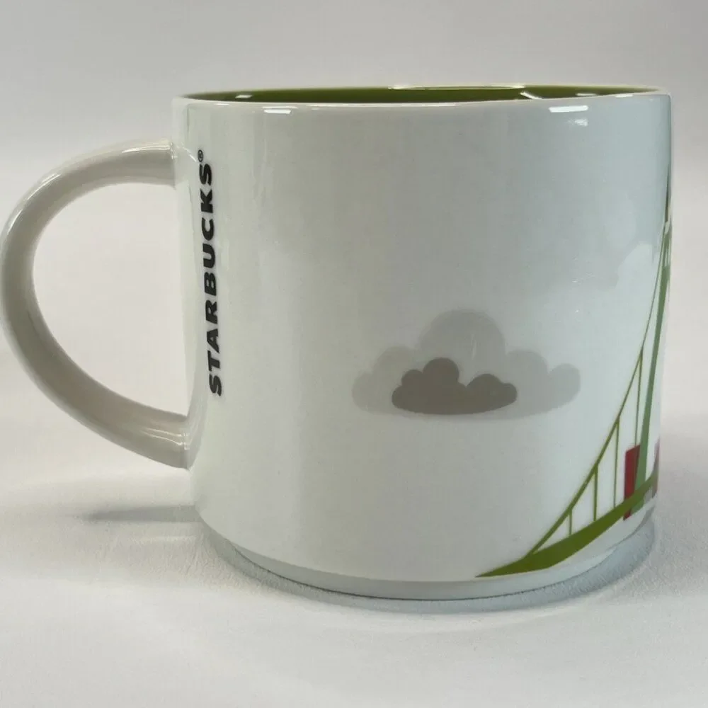 New Starbucks Portland Coffee Tea Mug You are Here Collection 2013 Green Red